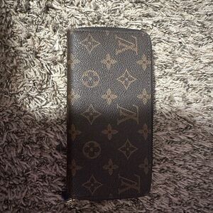 Louis Vuitton Brown Monogram Zipper Wallet